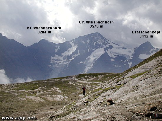 Kleine Wiesbachhorn, Gross Wiesbachhorn a Bratschenkopf